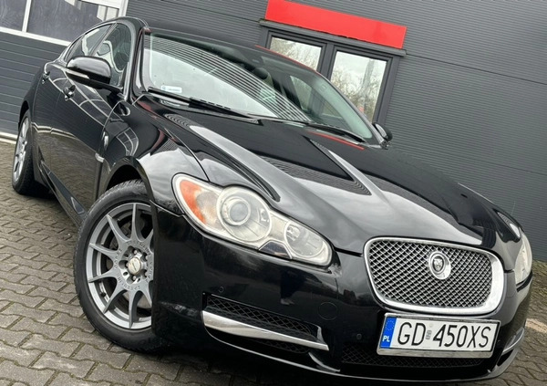 Jaguar XF cena 39800 przebieg: 177114, rok produkcji 2010 z Wysokie Mazowieckie małe 529